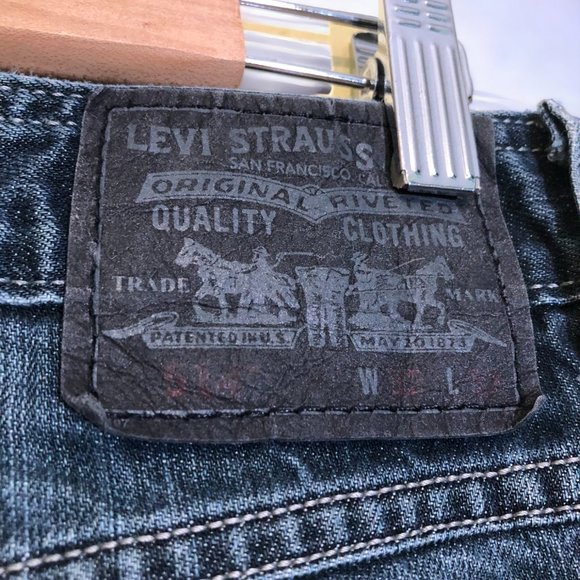 Levi's 514 Straight Fit Jeans Men's Size 32 x 32 100% Cotton - Picture 3 of 6